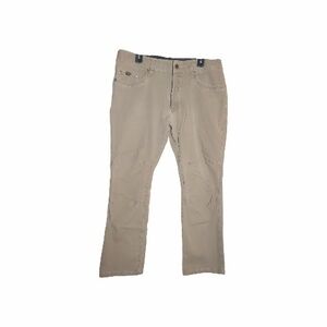 Kuhl Kanvas Men's Beige 36 Waist Straight Canvas Jeans Gorpcore Hiking Outdoor